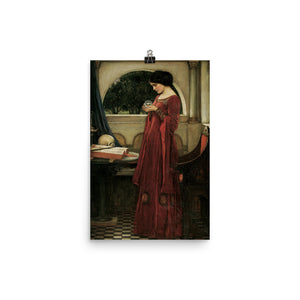 John William Waterhouse - The Crystal Ball (1902) - painti