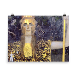 Gustav Klimt - Pallas Athena - painting