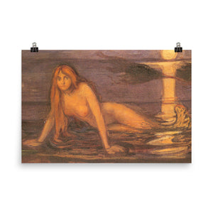 Edvard Munch - Lady from the sea - painting