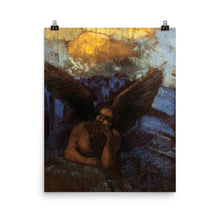 Load image into Gallery viewer, Odilon Redon - Winged Sphinx leaning on a rock
