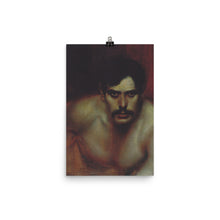 Load image into Gallery viewer, Franz Stuck - Male Portrait Study (A Bad Conscience).jpeg
