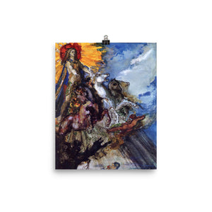 Gustave Moreau - Phoebus and Borea - painting