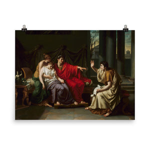 Jean Baptiste Joseph Wicar - Virgil Reading the 'Aeneid' to Augustus, Octavia, and Livia