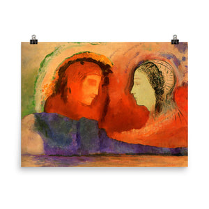 Odilon Redon - Dante and Beatrice