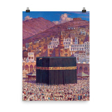 Load image into Gallery viewer, Etienne Dinet - The Prayer around the sacred temple of Kaaba in Mekka
