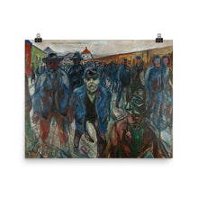 Load image into Gallery viewer, Edvard Munch - Workers on their Way Home - painting
