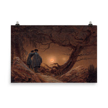 Load image into Gallery viewer, Caspar David Friedrich - Two men contemplating the Moon
