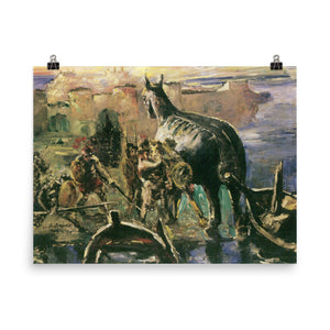 Lovis Corinth - The Trojan horse