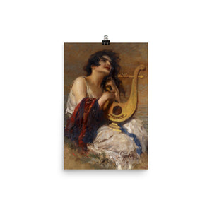 Leopold Schmutzler - Girl with Lyre