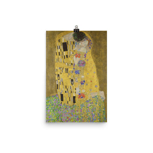 Gustav Klimt - The Kiss - painting