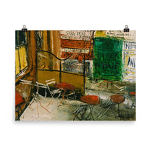 Load image into Gallery viewer, Saeki Yuzo - Café Terrace with Posters
