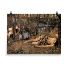 Load image into Gallery viewer, John William Waterhouse - A Naiad (Hylas with a Nymph) - painting
