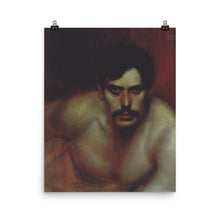 Load image into Gallery viewer, Franz Stuck - Male Portrait Study (A Bad Conscience).jpeg
