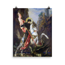 Load image into Gallery viewer, Gustave Moreau - Saint George and the Dragon - painting
