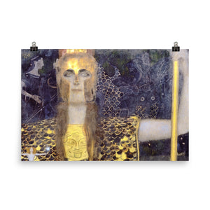 Gustav Klimt - Pallas Athena - painting