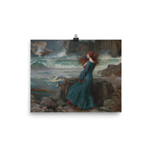 John William Waterhouse - Miranda - The Tempest - painting