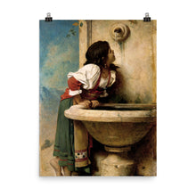 Load image into Gallery viewer, Léon Bonnat - Roman Girl at a Fountain
