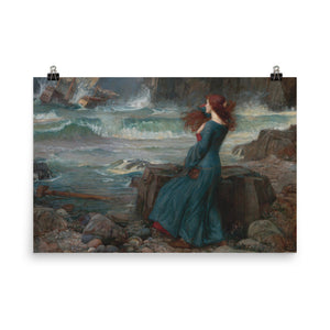 John William Waterhouse - Miranda - The Tempest - painting